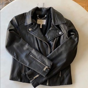 BCBG Genuine Leather Jacket